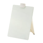 Quartet Glass Dry-Erase Desktop Easel - 9" W x 11" H-Durable glass dry-erase surface will not stain or ghost and erases clean after every use