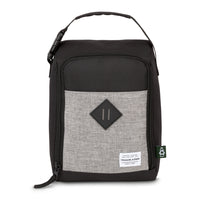 TRAILBLAZER Recycled Lunch Bag - Black/Grey-Insulated Lunch Bag