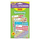 Trend Enterprises Superspots And Supershapes Stickers, Seasons, 7500 Pack (T-46914)-Acid free, nontoxic and safe for use on photos