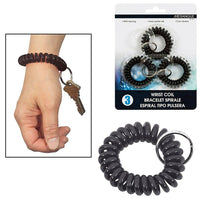 Merangue Wrist Twist - 24 Packs of 3-Expandable coiled wrist bands