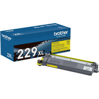 Brother Genuine TN229XLY High Yield Toner Cartridge - Yellow-Toner produces premium, laser-quality prints in rich, sharp tones and vivid colours that won't fade or smudge