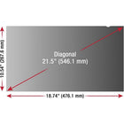 ViewSonic 21.5" VSPF2150 Privacy Filter Screen Protector for Displays-Screen Protector for 21.5" displays
