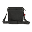 The Rolling Stones Flashpoint Collection Textured Polyester Crossbody Bag - Black-Additional front zippered pocket, for your cards and coins