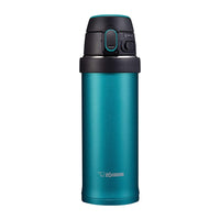 Zojirushi Flip-and-Go Insulated Bottle - 16 oz. - Teal-16oz insulated Stainless Steel Bottle