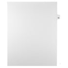 Mark Maker Legal Tabs - Letter Size - White - 1/25th cut - 25 tabs per package - 5 packages Pack - Number 181-White Single Tabs