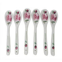 Roy Kirkham Versailles Rose Teaspoons, 6 Pack-Pattern: Versailles Rose