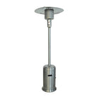 Legacy Umbrella Style Propane Patio Heater - Stainless Steel-The body is made from Stainless Steel, with a sturdy (2pc) pole (Dia.: 2.5" x 40.2"H) extending from the tank house (14" x 25.9”H) to the Burner Unit (Dia.: 9.8”)
