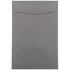 JAM Paper 6" x 9" Open End Catalog Envelopes - Dark Grey - 50 Pack-Colour: Dark Grey