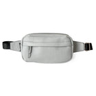 Nicci Waist Bag with Web Strap - Light Grey-Belt Bag
