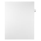Mark Maker Legal Tabs - Letter Size - White - 1/25th cut - 25 tabs per package - 5 packages Pack - Number 131-White Single Tabs