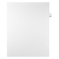 Mark Maker Legal Tabs - Letter Size - White - 1/25th cut - 25 tabs per package - 5 packages Pack - Number 131-White Single Tabs