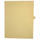 Mark Maker Legal Exhibit Index Tab Buff Single Tabs, 1/15th Cut, Letter Size, No Holes, Letter V, 25 Pack-Buff Single Tabs, 1/15th Cut