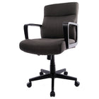 Staples Brookmere Fabric Manager Chair, Grey-Lumbar support, seat height adjustment with tilt tension, and tilt lock offer customized comfort