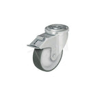 Blickle Polyurethane Caster, Wheel Diameter: 5", Caster Type: Swivel w/Brake (LKR-POTH 125R-FI)-Wheel Diameter: 5"