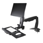 StarTech Sit-Stand Monitor Arm (ARMSTSCP1)-Steel, Aluminum and Plastic