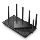 TP-Link Archer AXE75 AX5400 Tri-Band Wi-Fi 6E Router - Black-1x Gigabit WAN Port, 4 x Gigabit LAN Ports