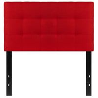 Flash Furniture Bedford Tufted Upholstered Twin Size Headboard - Red Fabric-Contemporary Style