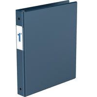 Davis Group Essential Binder, 1.0" Round Ring, Navy Blue-Economy 3 Ring Binder, Navy Blue, 1" Round Ring, holds up to 200 sheets of paper