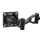 Fellowes Professional Dual Monitor Arm (8041701)-Tilts up or down +/- 37" and freely swings left or right (360 degree rotation capability)