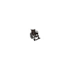 Reliance Medical 3047 Reliquip Light Folding Powder Coated Tubular Steel Wheelchair with Polyurethane Front Wheels-Comfortable flame-resistant nylon seat and backrest