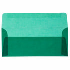 JAM Paper #10 Business Translucent Vellum Envelopes - 4 1/8" x 9 1/2" - Racing Green - 50 Pack-Size: #10 (4.13 x 9.5 inches)
