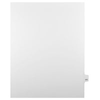 Mark Maker Legal Exhibit Index Tab White Single Tabs, 1/25th Cut, Letter Size, No Holes, Number 171, 25 Pack-White Single Tabs, 1/25th Cut