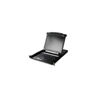 Aten 8 Port 17" Single Rail KVM Switch-Number of computers supported: 8