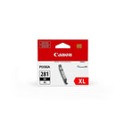 Canon CLI-281 BK XL Black Ink Tank, High Yield (2037C001)-Black