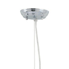 Zuo Abram Ceiling Lamp, Chrome-60W, 3 A19 bulb(s) required, no bulb(s) included