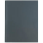 JAM Paper Plastic POP Two Pocket Clasp School Folder with Prong Clip Fasteners, Grey, 96 Pack (313525337D)-5