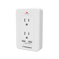 Westinghouse 270J Surge USB Adapter-Adds USB charging ports to any duplex wall outlet