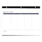 Blueline Undated Weekly Plan Desk Pad, 11" x 8-1/2", English (A181752)-52 weeks