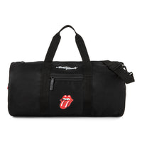 The Rolling Stones Core Collection Duffle Bag with Signature Logo - Black-Duffle bag