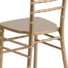 Flash Furniture HERCULES Series Gold Wood Chiavari Chair-Lightweight Design