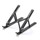 DAC MP-222 Portable and Adjustable Laptop/Tablet Stand - Aluminum Alloy - Black-Made of high-quality aluminim alloy and anti-skid silicone pads