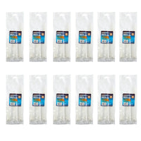 CTG Brands 3-Sized Cable Ties, 11", White, 1440 Pack-Packaging: includes total of 1440 cable ties (24 packs of 60)