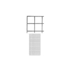 Wamaco 2' x 5' Grid Panel, White, 2 Pack-Perfect solution for storefront, tradeshow and multipurpose displays