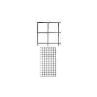 Wamaco 2' x 5' Grid Panel, White, 2 Pack-Perfect solution for storefront, tradeshow and multipurpose displays
