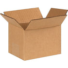 Staples Corrugated Shipping Box - 6" L x 4" W x 4" H - Kraft - 25 Pack-Brown/Kraft