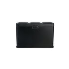 Step N' Sort 3 Compartment Trash and Recycling Bin - 60 L - Black-Easy grip side handles