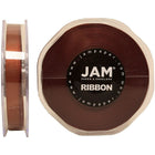 JAM Paper Double Faced Satin Ribbon, .38 Inch Wide x 25 Yards, Chocolate Brown, 2 Pack (803SAchb25g)-Perfect for gift wrapping, clothes, decorating or tying around gourmet bottles, jars and gift baskets
