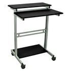 Luxor 31.5" Adjustable Stand Up Workstation-Durable steel frame with powder coat paint finish