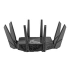 ASUS GT-AXE16000/CA ROG Rapture Quad-Band WiFi 6E Gaming Router - Black-Internal Processor: 2.0GHz quad-core processor