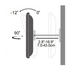 Techly 2-Arm Tilt/Swivel TV Wall Mount, 23-55", (ICA-PLB 147M)-Supports VESA UP TO 400x400 mm