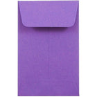 JAM Paper #1 Coin Envelopes, 2.25 x 3.5, Gravity Grape Purple, 50 Pack-Coin Envelopes