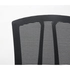 Brassex Dexter Aiden Desk Chair - Black-Constructed from metal and engineered wood for a sturdy, supportive frame