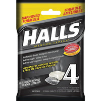 Halls Mentho-Lyptus Cough Tablets, Extra-Strong Menthol, 4 Pack-For soothing sore throats and relieving coughs and nasal congestion