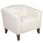 Flash Furniture HERCULES Imperial Series Leather Chair - White-Contemporary Style