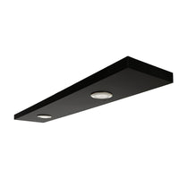 kieragrace Stockholm Aberg Floating Shelf w/ LED Light - Black, 48", Matte Finish-Measurement: the white floating shelf measures 9.25"L x 47.2"W x 1.5"H in dimensions and can hold up to 10 pounds of decorative fixtures