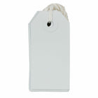Jam Paper Gift Tags with String - Small - 3 1/4" x 1 5/8" - White - 1000 Pack-Quantity: 1000 tags per carton